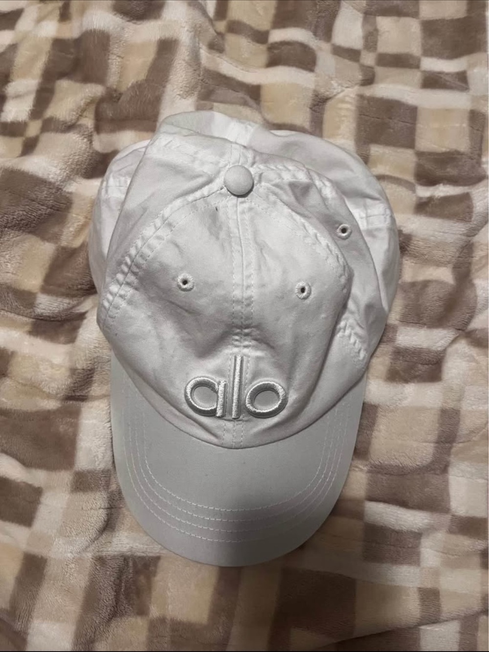 ALO Yoga White Logo Cap